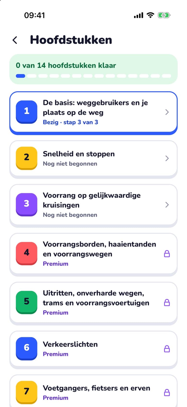 Hoofdstukken