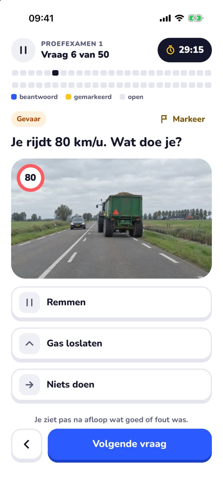 Gevaarherkenning bij 80 km/u